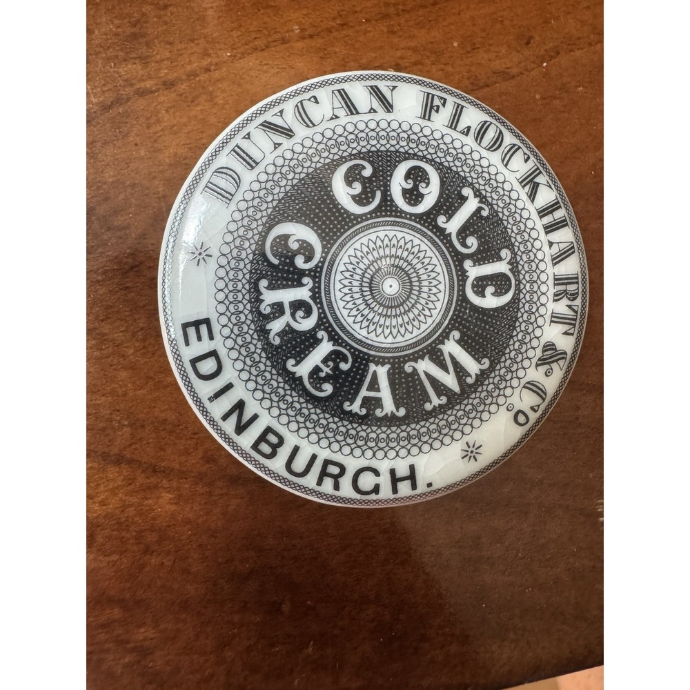 Vintage Two's Company Duncan Flockhart Cold Cream Pot Apothecary Box